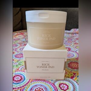 I'm from Rice Toner Pads 140ml, 60 Sheets, Triple-Layered Pads, Rice Extract fro